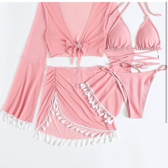 Three piece swim cover up set - Picture 3 of 3